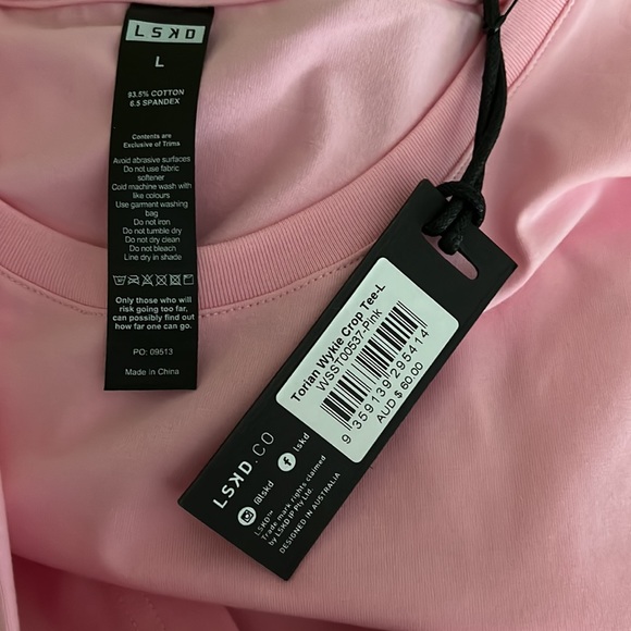 LSKD Roar Love Women’s Cropped T-shirt - Picture 6 of 6